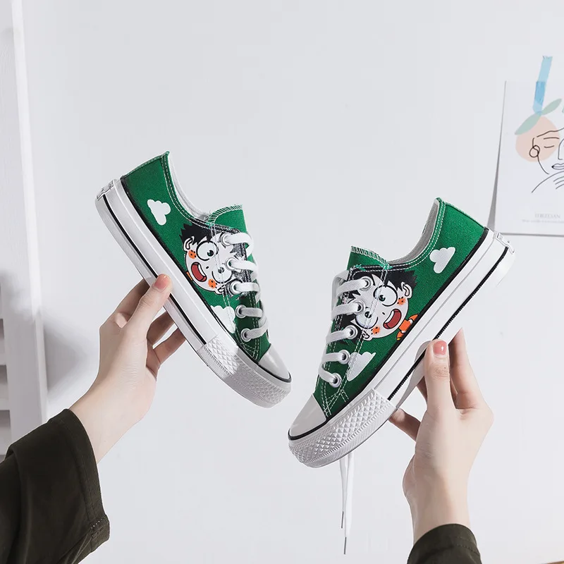 

INS Japanese-style Student Sail Summer Anime 2019 Cloth Shoes X10 Thousand Korean-style Versatile Online Celebrity Casual Adult
