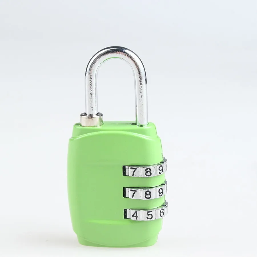 3 набора цифр пароль Комбинация чемодан с висячим замком багаж металлический кодовый замок мини кодовый ключ противоугонные замки спортзала