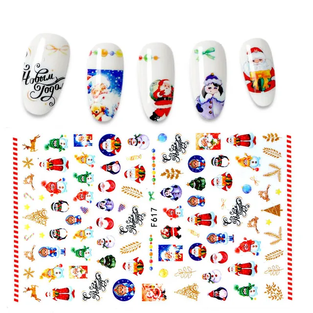 The New 3D Nail Sticker Cool English Letter stickers for nail Foil Love Heart Design Fashion Manicure Stickers A140291
