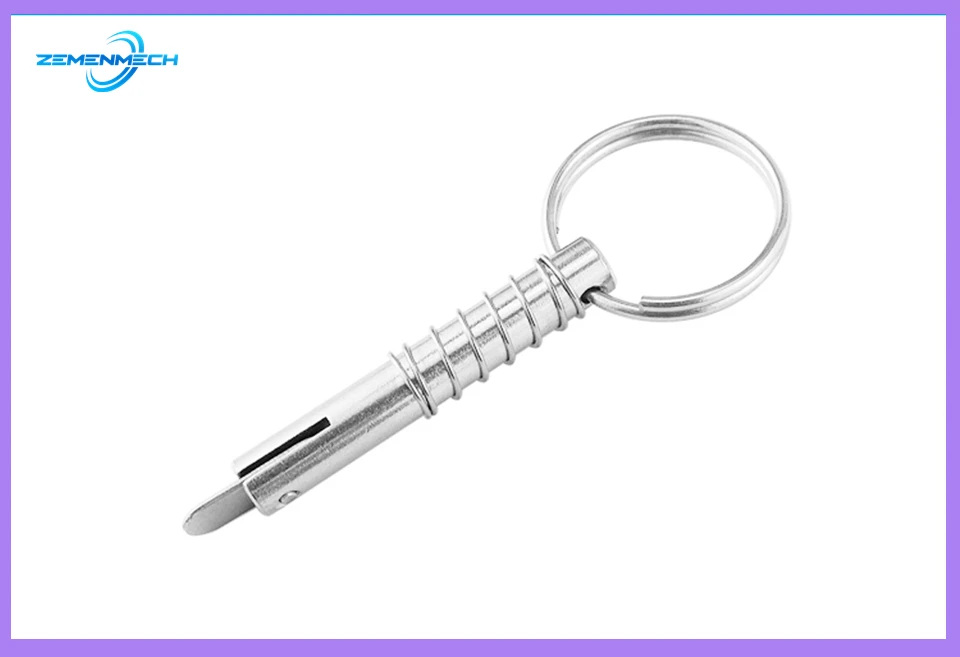 Description Picture 3 of item316 Stainless Steel Quick Release Pin for Boat Bimini Top Deck Hinge 8mm Boat Accessories Marine Hardware Shipbuilding Yacht