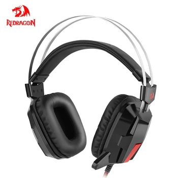 

Redragon H201 Stereo Gaming Headset Gamer For PC PS4 XBOX Computer Surround Pro Wired Computer Headsets With Microphone