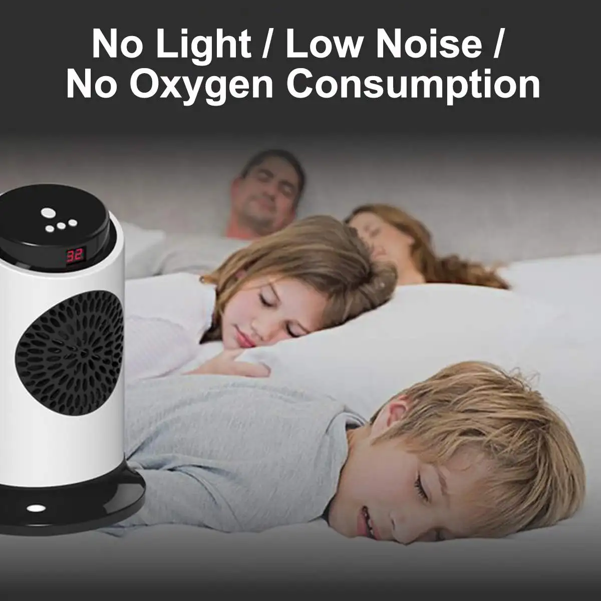  220V 700W Household Electric Heater Office Winter Heater Portable LCD Remote Control Electric Heate