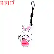 UID S50 1K 13,56 Mhz сменный NFC Брелок перезаписываемый IC карта мультфильм водонепроницаемый брелок жетон тег для контроля доступа 1 шт