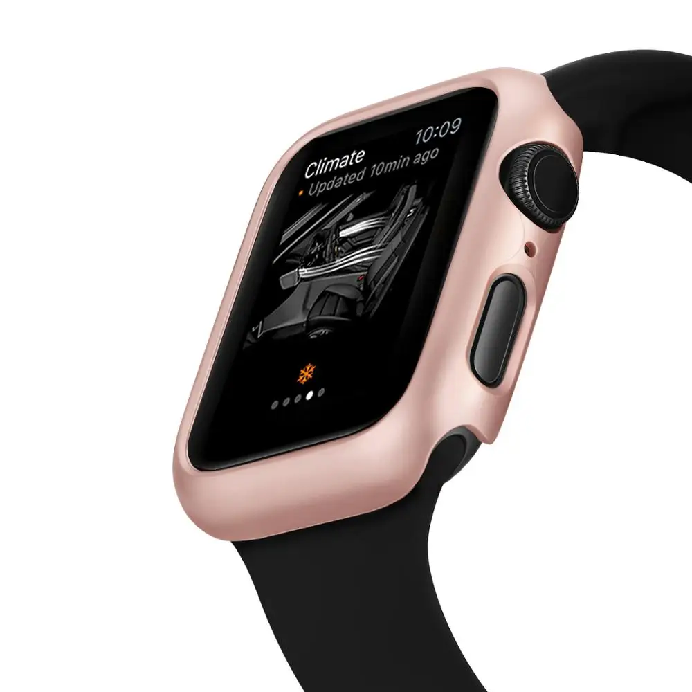 Чехол для Apple Watch 4, 5, 3, 2, 1, 40 мм, 44 мм, с краями, чехол s для iWatch Series 3, 2, 42 мм, 38 мм