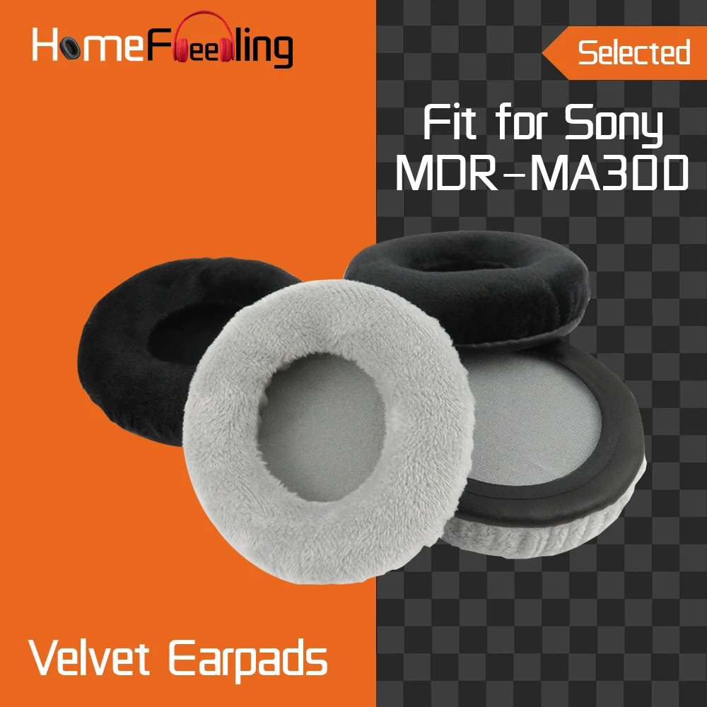 Homefeeling Earpads for Sony MDR MA300 Headphones Earpad Cushions Covers Velvet Ear Pad Replacement