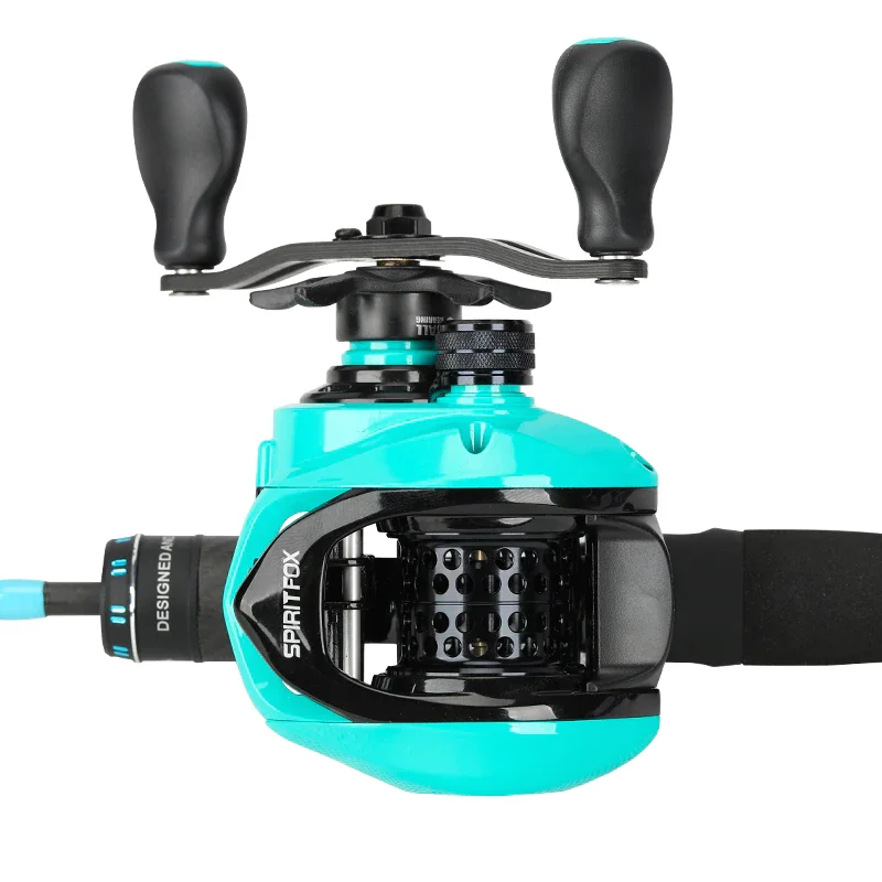 TSURINOYA Baitcasting Fishing Reel SPIRIT FOX BAIT FINESSE Ultralight 9.1g Spool TROUT Reel Weight 162g Smooth Casting Reel