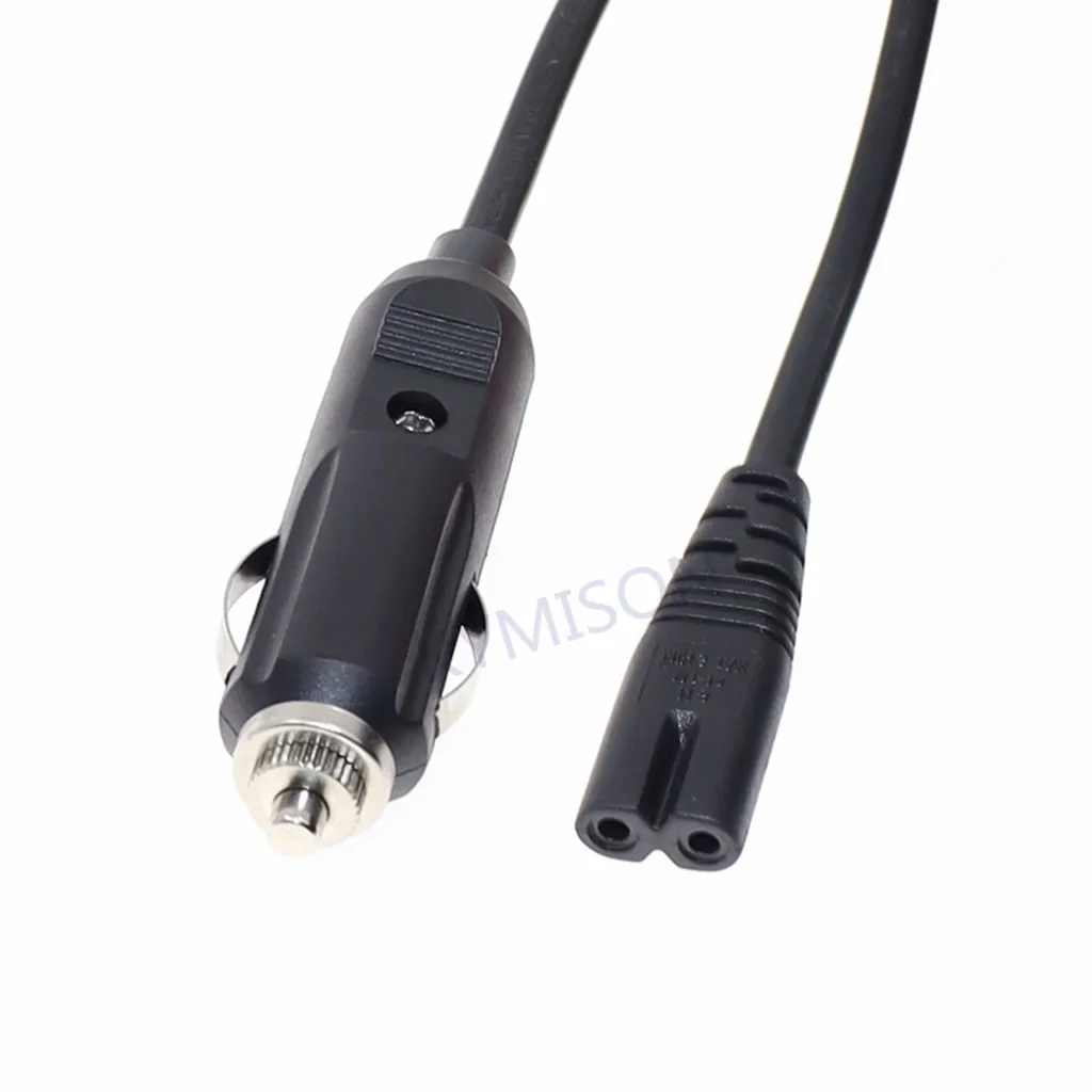 CERRXIAN Cavo Adattatore Accendisigari 12V Con Pinze A Coccodrillo - 18 AWG DC 8,0x2,0 Mm Con LED E Fusibile 10A Per Batteria Auto