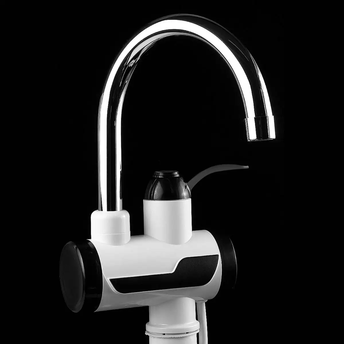 Мгновенный Tankless под тип Электрический водонагреватель кран кухонный нагревательный кран водонагреватель с Светодиодная панель температурного контроля