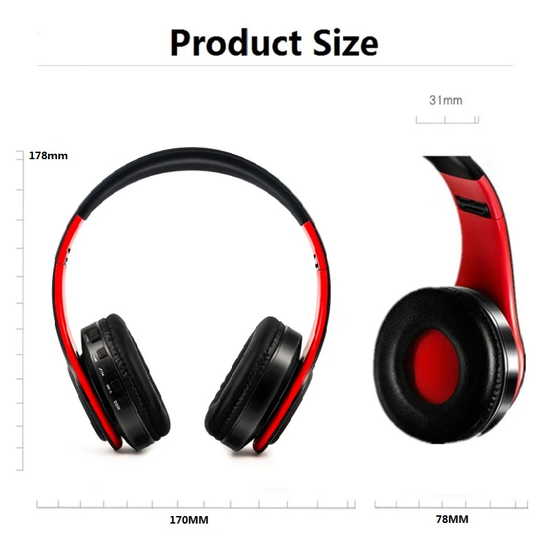 EWA Bluetooth Earphones Wireless Headphone Stereo Headset Music Head Over Headphones Earphone with Mic for iphone samsung