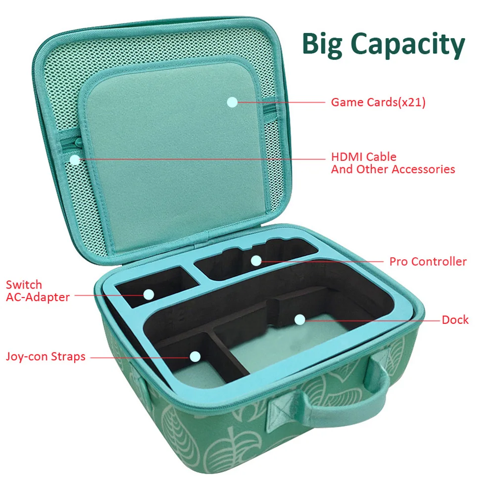Switch, OLED Portable Carrying Case, Acessórios Do Jogo, Bonito