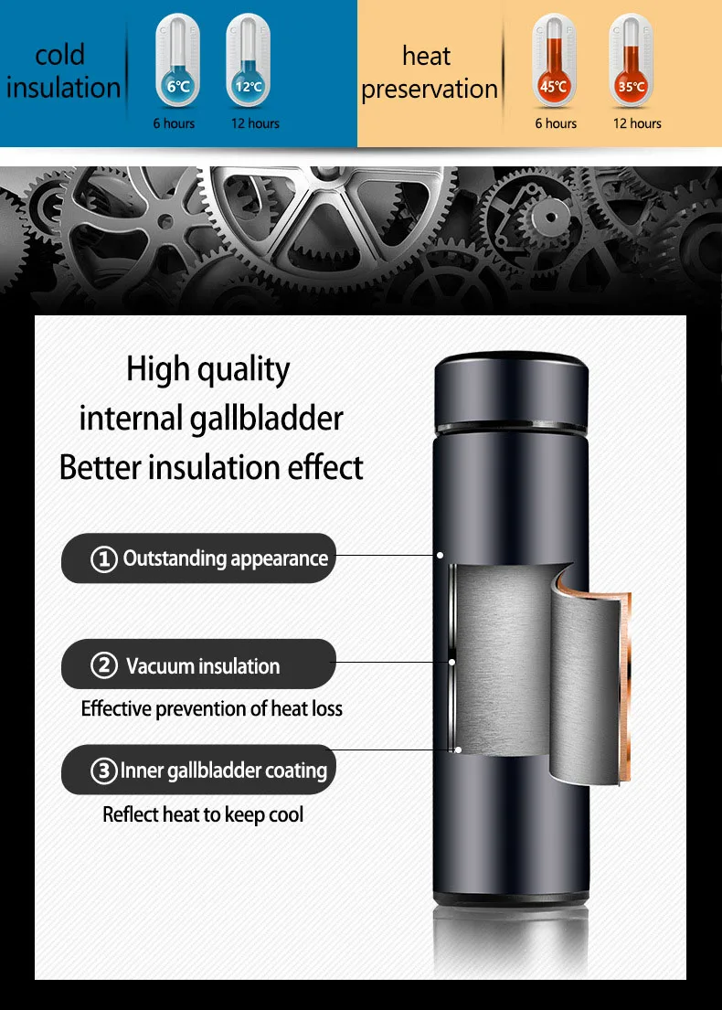 Термос с двойными стенками из нержавеющей стали Термосы Термос Чашка кофе чай молоко кружка для путешествий термо бутылка Термокружка