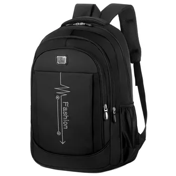 

Large Capacity Backpacks School Bag for Boys Teen Middle High School Back Pack Men Oxford Black Student Bagpack College Style