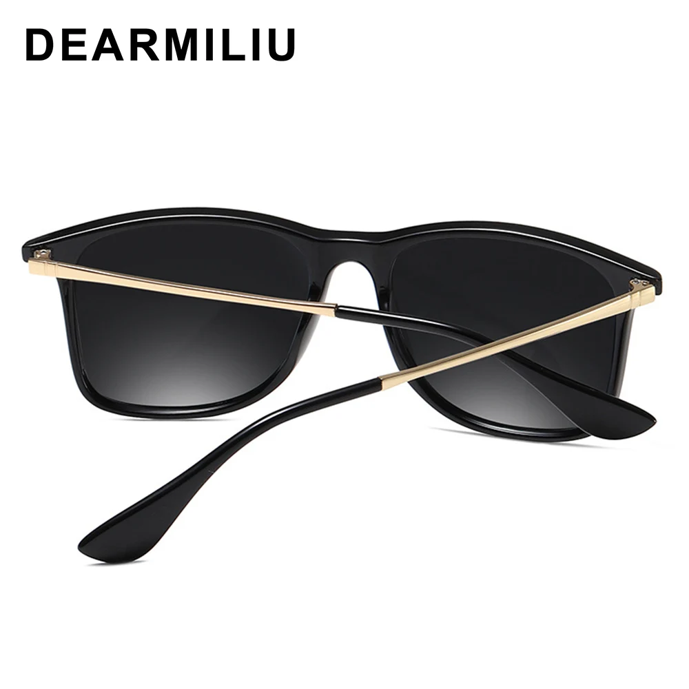 DEARMILIU Новые поляризованные солнцезащитные очки с квадратной оправой Модные мужские солнцезащитные очки для улицы gafas okulary przeciws oneczne 6902