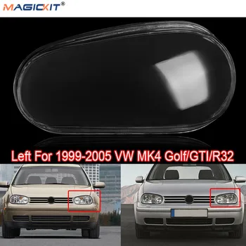 

MagicKit For 1999-2005 VW MK4 GOLF GTI R32 Replacement Glass Headlight Lens - Left Side