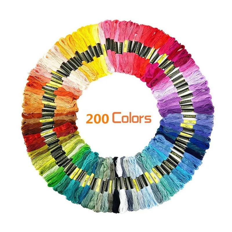 

24 color -250 color cross stitch thread embroidery thread manual DIY cross stitch wiring braided color cotton thread