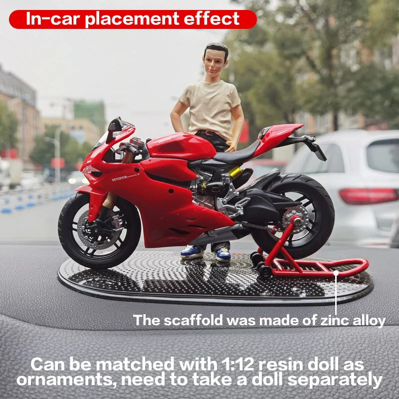 Красная модель мотоцикла Maisto 1:12 Ducati 1199 Panigale бесплатная доставка внутреннее