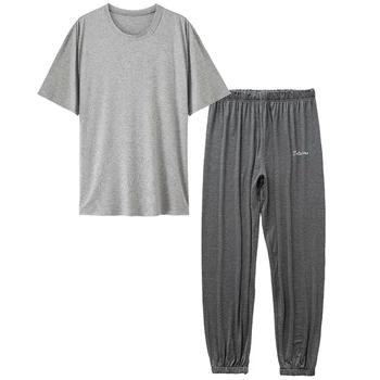 

Summer Men's Pajamas Pants Casual Outfit Sleep&Lounge Pyjamas Mens Modal Fabric Pyjamas Simple Sleepwear Pajamas Trousers