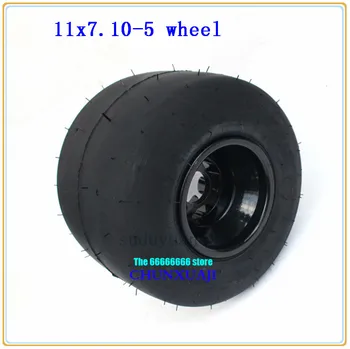 

High quality rear wheels 11x7.10-5 rim hub Vacuum tire 5 inch kart Drift Bike tyre Wheels accessories ATV Quad spare parts