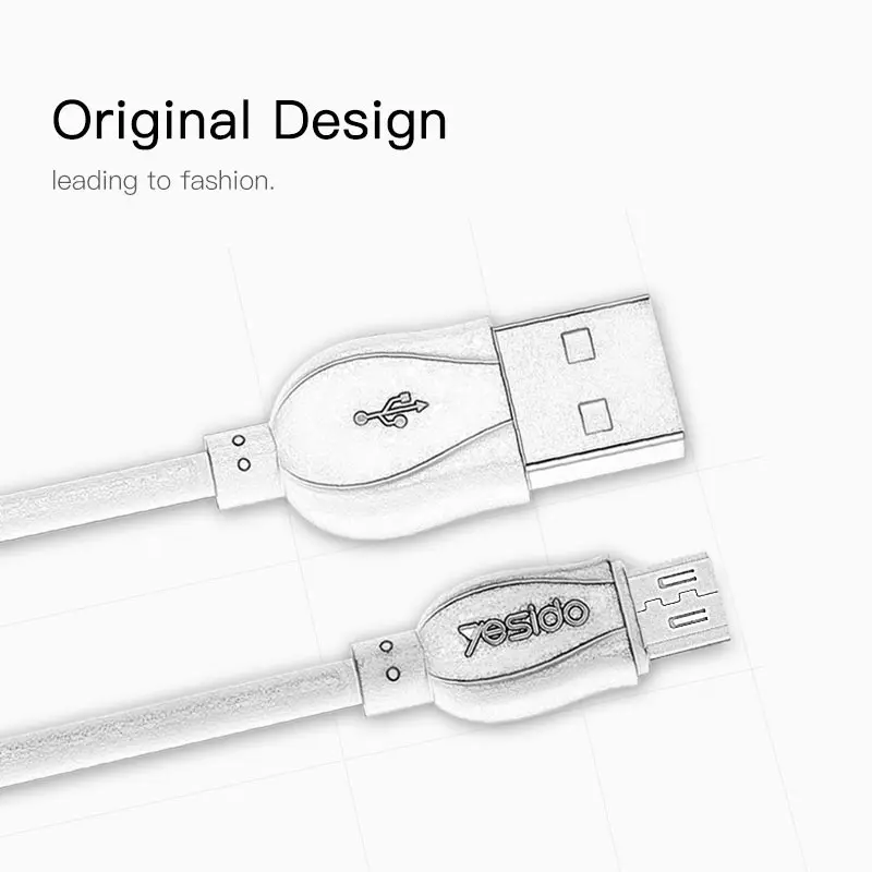 Yesido кабель для быстрой зарядки данных 2.4A Micro USB кабель для huawei samsung Xiaomi LG Tablet Android мобильный телефон usb зарядный шнур