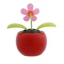 Солнечный Подсолнечник солнечной энергии флип-флоп листья танцующий цветок дисплей автомобиля UL