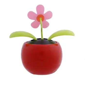

Solar Sunflower Solar Power Flip Flop Leaves Dancing Flower Car Display UL