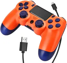 Manette sans fil Wiv77 Compatible avec PS4, télécommande fonctionne avec Playstation 4, manette de jeu et Joystick intégrés, cadeau pour enfants