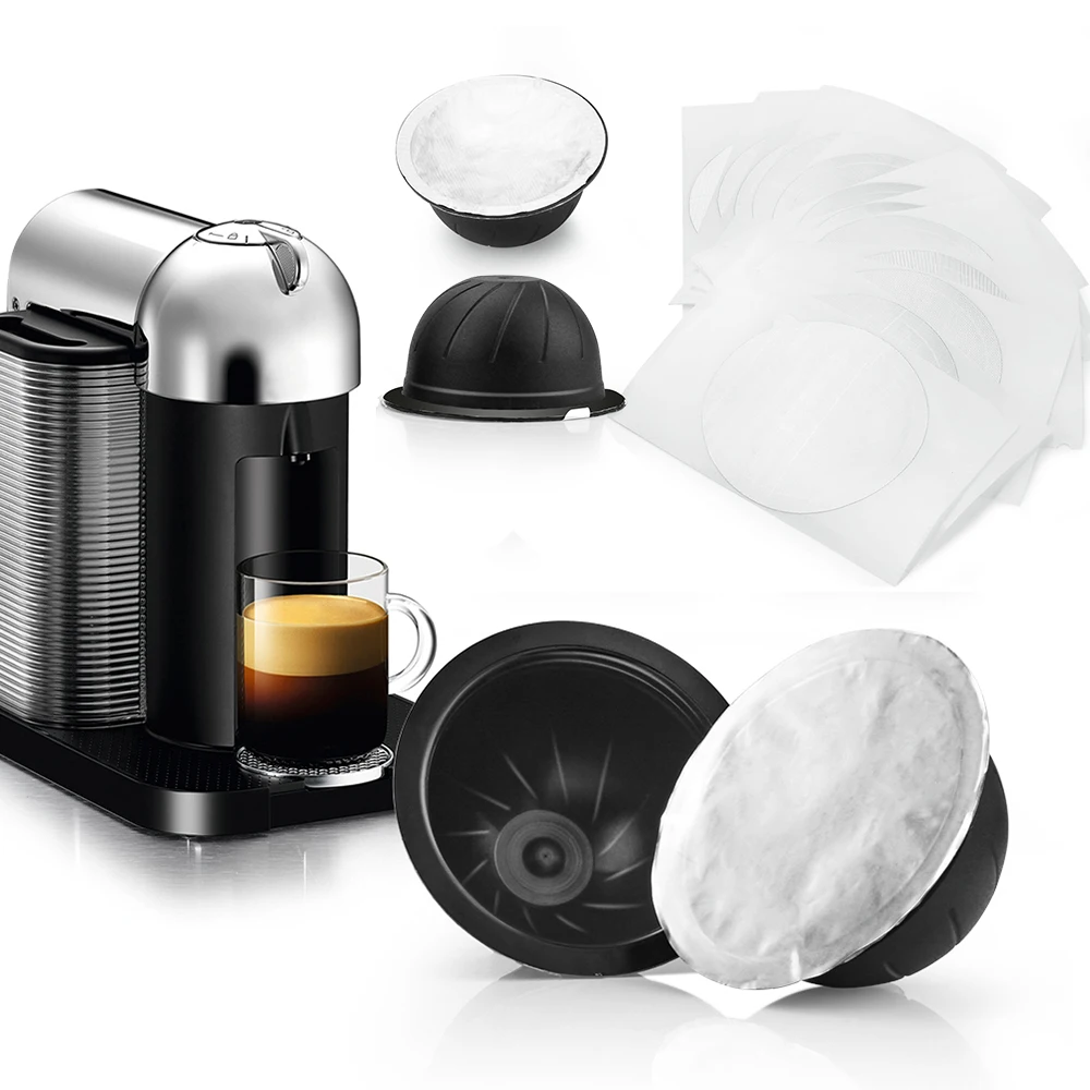 Refillable Food Grade PP Coffee Capsule Pods For Nespresso Vertuo Plus