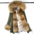 Maomaokong Winter Women Real Fur Coat Long Rabbit Fur Lining hooded Parka Large Raccoon Fur Collar Thick Warm Jacket #3