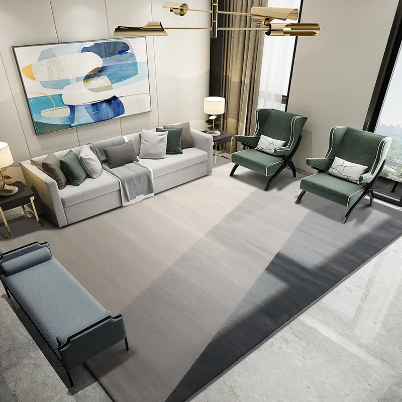 Скандинавские серые полипропиленовые ковры для гостиной Ins, американский стиль, домашние коврики для спальни, коврик для журнального столика, современный большой ковер - Цвет: 6