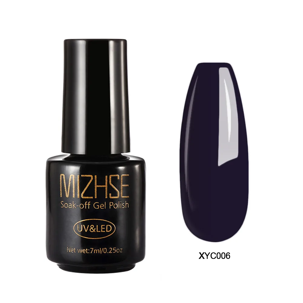 xyc006 MIZHSE 7 мл Лак для ногтей великолепный Гель-лак для ногтей Vernis покрытие гель-лаки для ногтей Гель-лак Полупостоянный УФ-основа - Цвет: xyc006