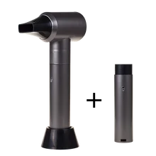 Улучшенный Дорожный фен для волос с 2 батареями воздуховод и аккумулятор съемный портативный беспроводной воздуходувка туристический инструмент для кемпинга