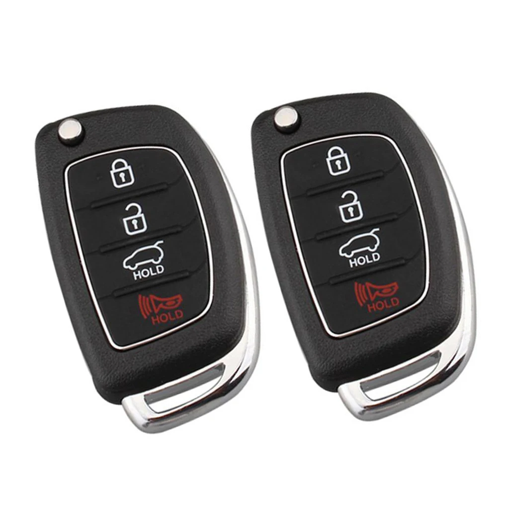 2x Replacement Car Remote Key Case For Hyundai I10 I20 I30 I35 I40 Genesis