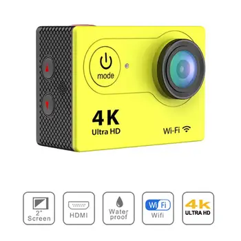 

Action Camera 4K 16MP WIFI Underwater Cam Sensor Ultra HD Waterproof sport Camera with Remote Control 170° Wide-angle