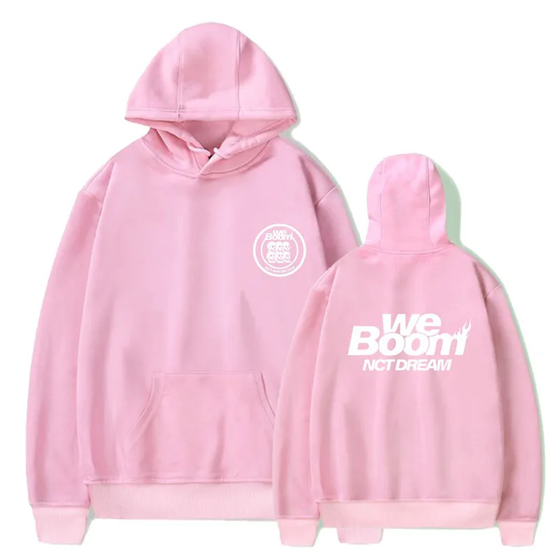 PG052 NCT Dream WE BOOM толстовки KPOP пуловеры с капюшоном - Цвет: A Pink