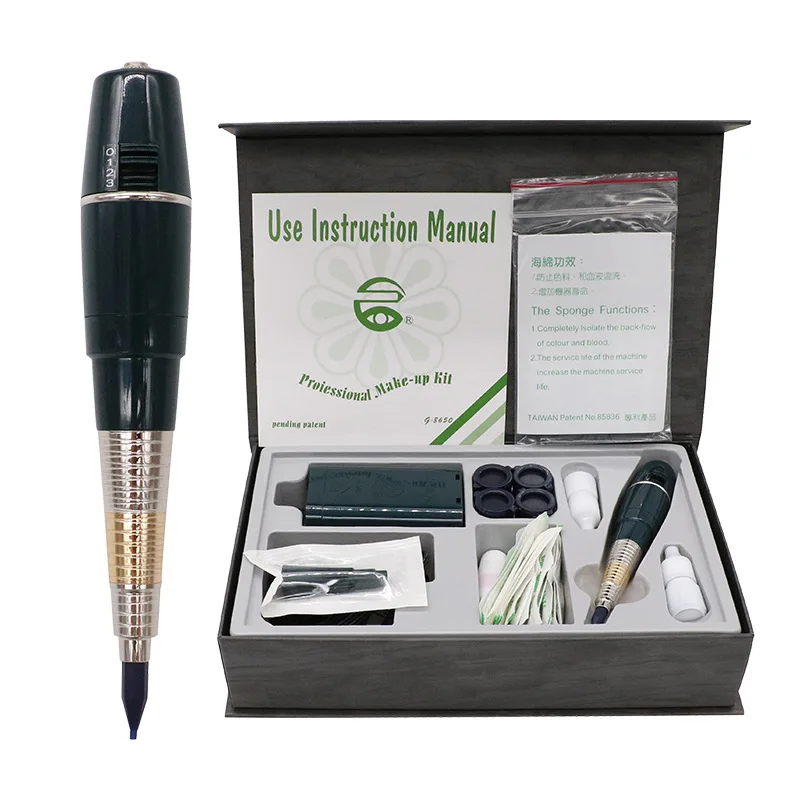 

1 Set Giant Sun G-8650 Original Makeup Permanent Kit Tattoo Machine With Power Machine Complete Tattoo Kit Professional G8650