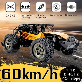 

1:12 60Km/h RC Remote Control Off Road Cars Vehicle 2.4Ghz Crawlers Electric Monster RC car Toy for Children Gift