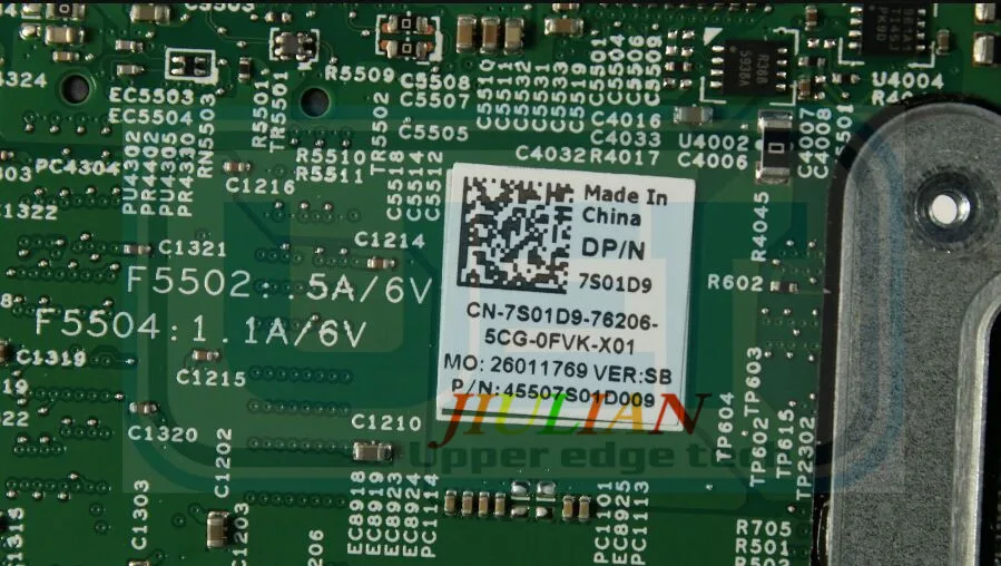 Материнская плата Мать и дочь, 7S01D9 для Dell Inspiron 7778 ноутбук материнская плата с ЦПУ i5-6200U 2,3 ГГц CN-07S01D9 07S01D9