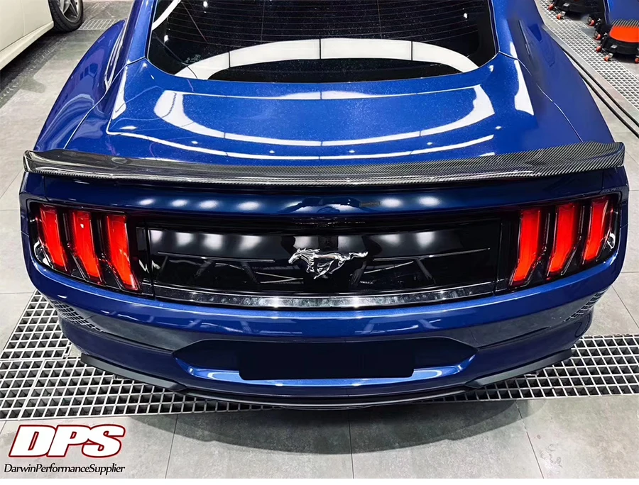 Задний спойлер из углеродного волокна для Ford Mustang GT V8 V6 Coupe GT350, стильный спойлер