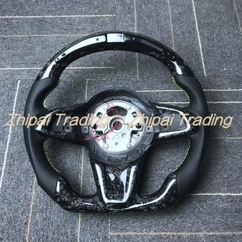 

Customized Forged carbon fiber LED Steering Wheel Assembly For BMW Z4 With Perforated leather