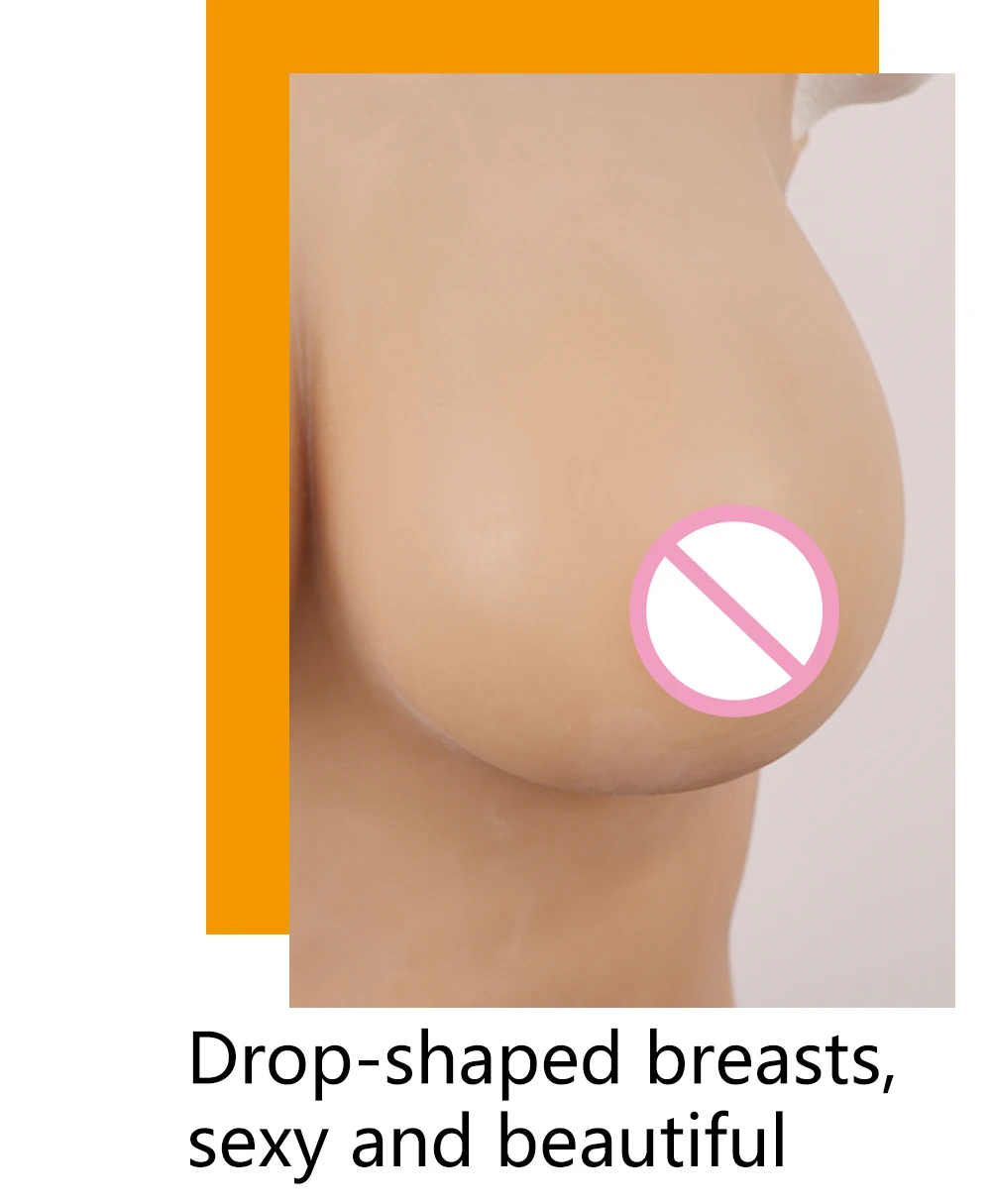 Crossdresser Fake Boobs Realistic Silicone Breast Forms Tits Meme Enhancer For Shemale Sissy Dragqueen Male to Female Crossdressing (6)