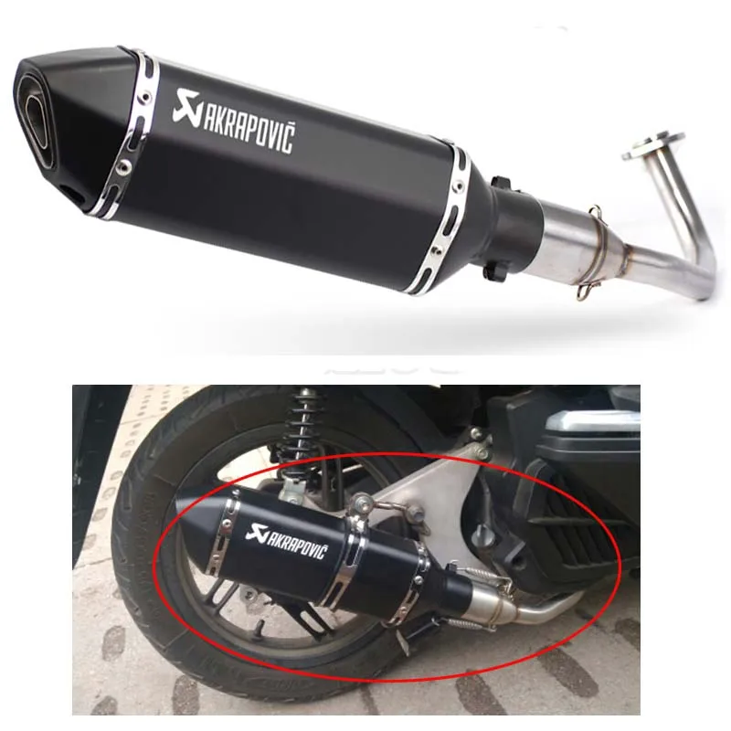 PCX125 PCX150 Akrapovic Auspuff moto rcycle Für Honda PCX 125 PCX 150 Tubo  de scape moto Schalldämpfer Rohr System echappement moto|Exhaust \u0026 Exhaust  Systems| - AliExpress