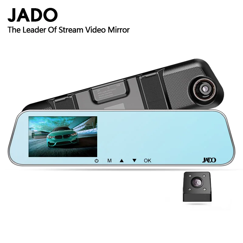 Автомобильный видеорегистратор JADO D620 4 3 ЖК экран Full HD 1080 P зеркало заднего вида