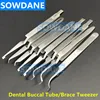 Denta Orthodontic Bracket Buccal Tube Bonding Tweezer Holder Placer Bracket Bonding Tweezer  Instrument Dentist Tool 1