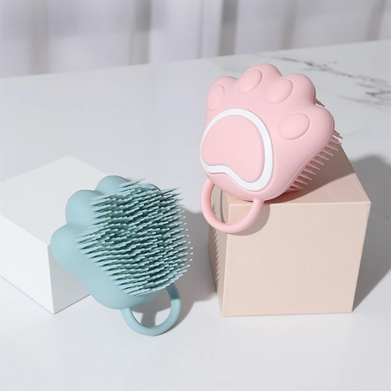 

Cat's Claw Silicone Head Body Scalp Massage Brush Comb Shampoo Hair Washing Comb Shower Brush Bath Spa Slimming Massage Brush