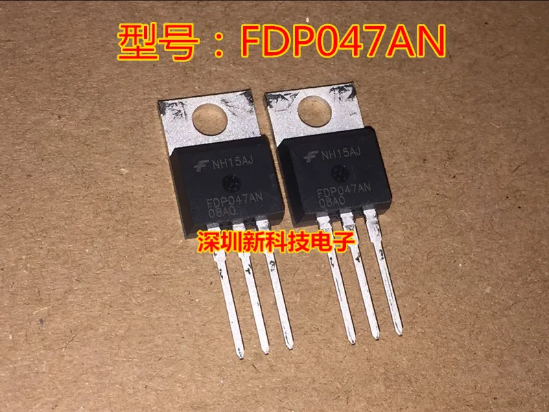 Оригинальный Новый 5 шт./лот FDP047AN FDP047AN08AO TO220 100% | Электроника