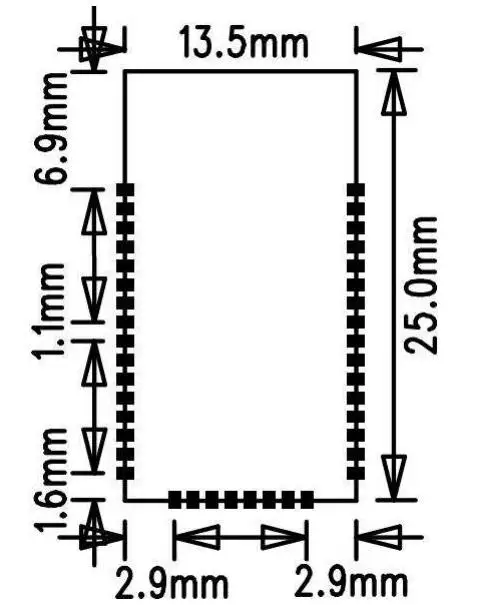 Bluetooth stereo BK3254 module FM radio TF card English prompt tone AT change name password U disk infrared remote control