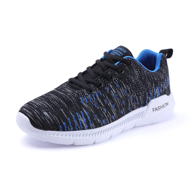

2018 Summer MEN'S Casual Shoes Breathable Fly Woven Athletic Shoes Men's Korean-style MEN'S SHOES Students Running Shoes Trendy
