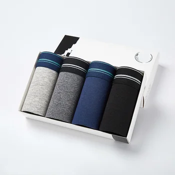 

Men's Underwear Cotton Men's Boxer Pants Four Corners In The Waist 95% Cotton Breathable Men's Boxer Pants