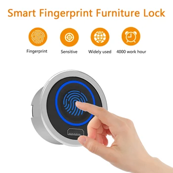

Mini Furniture Cabinet Electronic Lock Fingerprint Smart lock Security Long Standby Safe Lock Smart Lock For Home Or Office