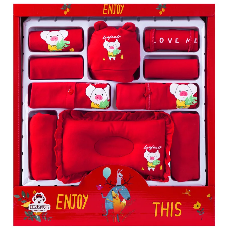 

PCS Newborn Baby Clothes Set Carton Set with Gift Bag